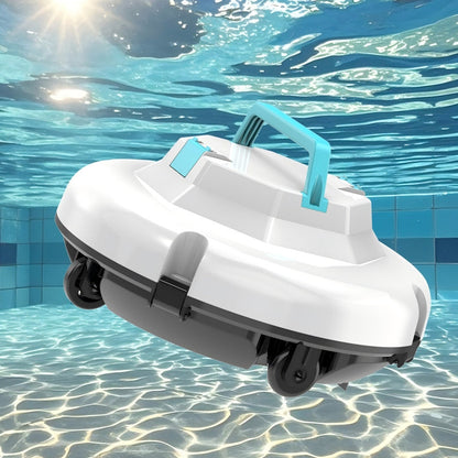 🤖50 % RABATT🌊 Poolrengöringsrobot | Sladdlös · Kraftfull sugkraft · Smart navigering · Start med ett tryck · Lätt att ta bort filterkorg