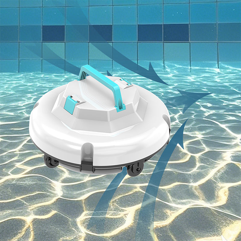 🤖50 % RABATT🌊 Poolrengöringsrobot | Sladdlös · Kraftfull sugkraft · Smart navigering · Start med ett tryck · Lätt att ta bort filterkorg