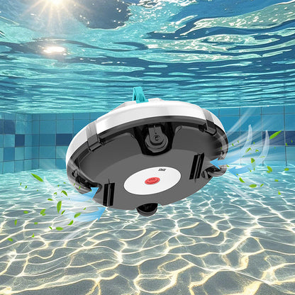 🤖50 % RABATT🌊 Poolrengöringsrobot | Sladdlös · Kraftfull sugkraft · Smart navigering · Start med ett tryck · Lätt att ta bort filterkorg