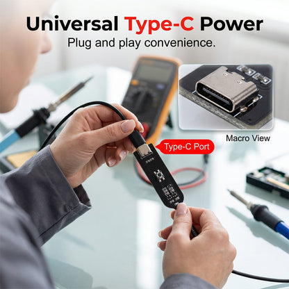 USB-C-induktansmätare för reparation av moderkort