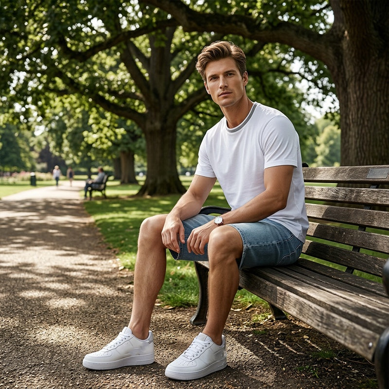 🔥50% RABATT!👖Jeansshorts för män i avslappnad passform☀️