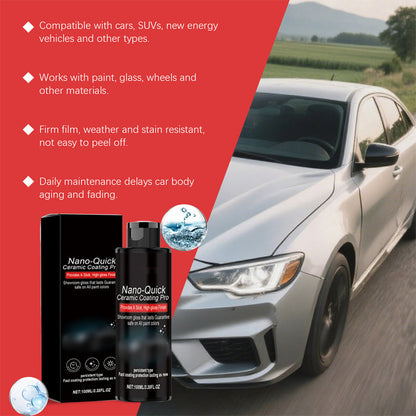 ✨ Quick Detail Spray för Bilar – Nano-keramisk Teknologi & Ultraglanseffekt – Perfekt för Långvarigt Skydd & Spegelliknande Glans 💎