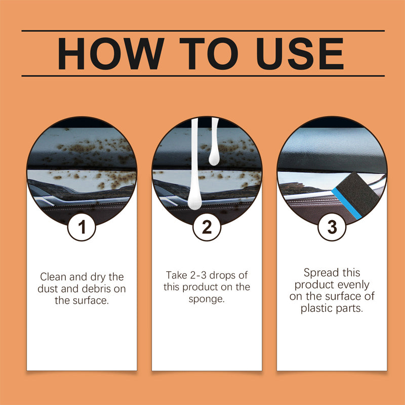 Sats för renovering av plastdetaljer i bilen