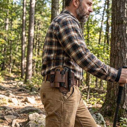 Verktygsholster i PU-läder med bältesloop