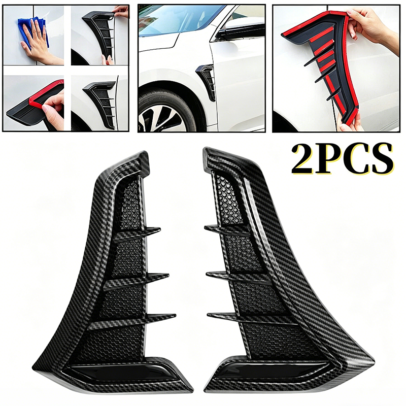 🏎️ 50% RABATT NU!🔥 Bilsidodekaler för Skärmventiler – Sportig Design & Repskydd – Universell TPU Dekorativ Trim ✨