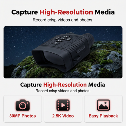 Digitala nattkikare med HD-foto och videoinspelning🔥 50% RABATT på utvalda produkter