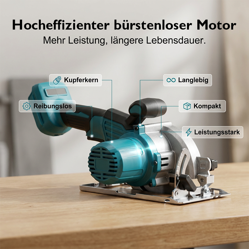 ⚡🛠️ 50% RABATT! Hög hastighet sladdlös cirkelsåg med borstlös motor – Kraftfull, sladdlös & precis