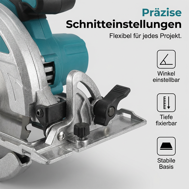 ⚡🛠️ 50% RABATT! Hög hastighet sladdlös cirkelsåg med borstlös motor – Kraftfull, sladdlös & precis