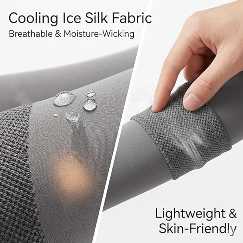 💪 50% RABATT! ❄️ Högstretchiga UV-kylande armskydd – Andningsbara, svalkande & skyddar mot solen – perfekta för löpning, cykling eller utomhusarbete ☀️
