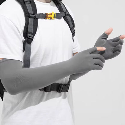💪 50% RABATT! ❄️ Högstretchiga UV-kylande armskydd – Andningsbara, svalkande & skyddar mot solen – perfekta för löpning, cykling eller utomhusarbete ☀️