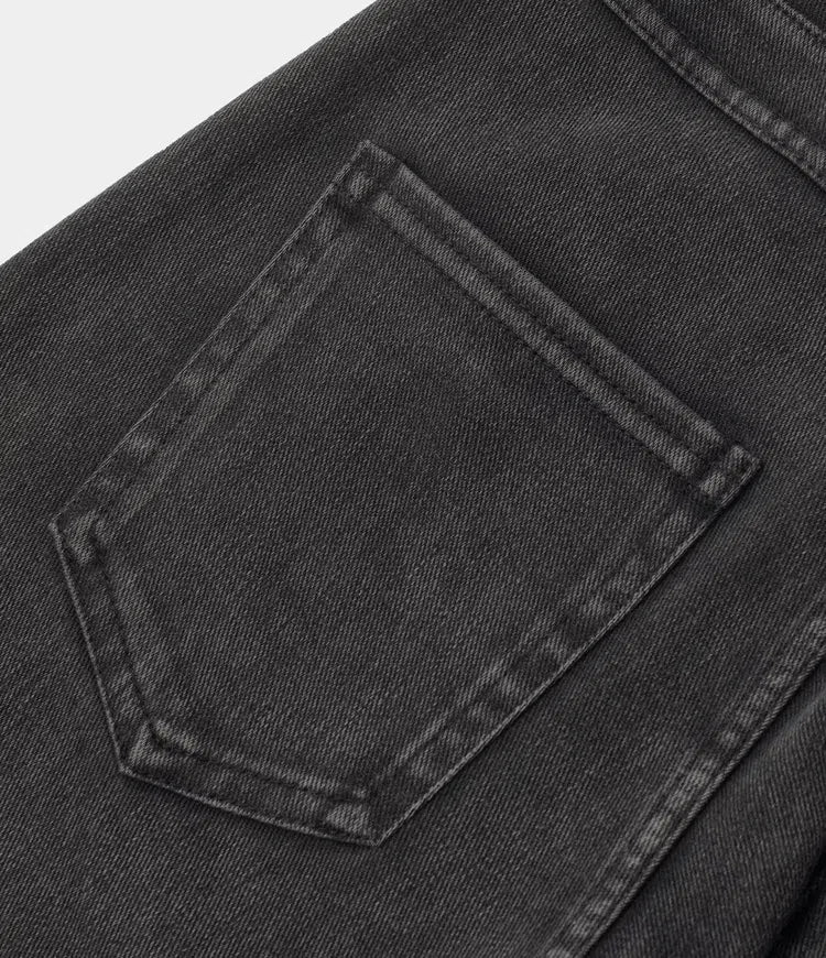 🔥🎁Nyhet 50 % RABATT🔥Casual-leggings i stretchig denim med hög midja och bakfickor
