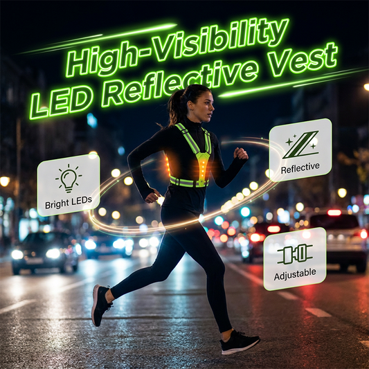 LED-blinkande väst för utomhusaktiviteter