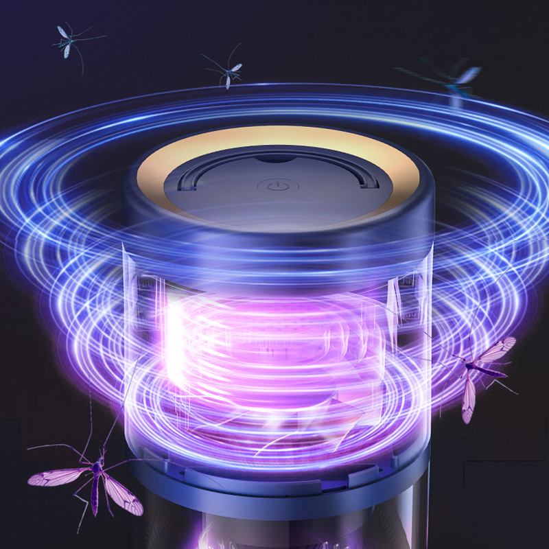 🦟 50 % RABATT NU!🔇 LED-insektsdödare för inomhusbruk – Bionisk UV-fälla och nattlampa – Tyst och säker för sovrummet – Kemikaliefri myggdödare 💡
