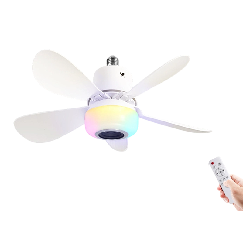 📢📢50 % RABATT !! ⏰Smart takfläkt med belysning, RGB och Bluetooth-högtalare