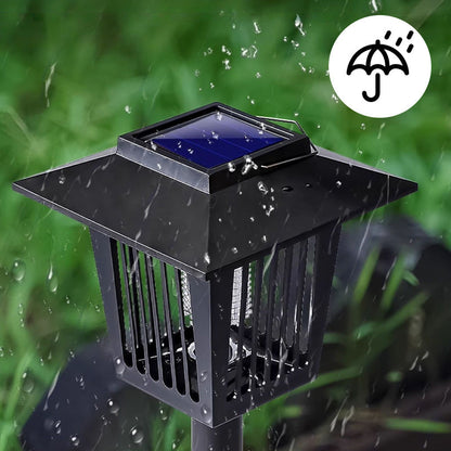Solcellsdriven insektsdödare för utomhusbruk