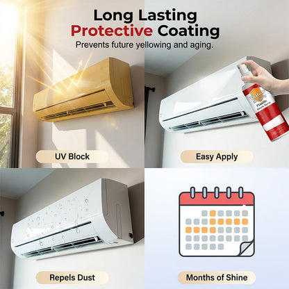 ✨ 50% RABATT NU!🧼 Spray för Borttagning av Gula Fläckar på Plast – Turbo Whitening Restorer – Djuprengöring för Hushållsapparater 🏠