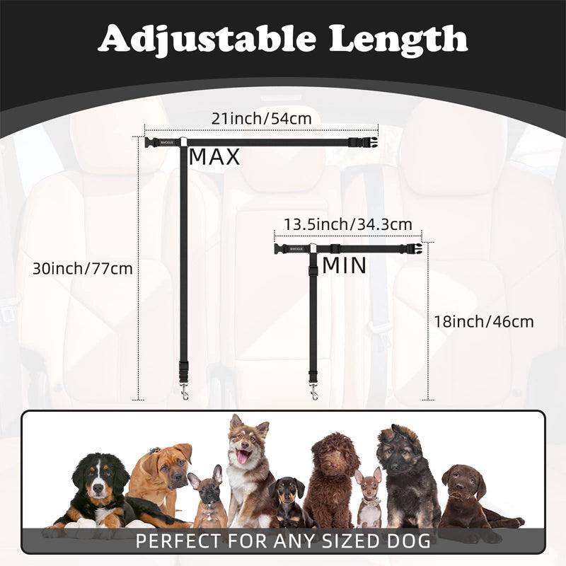 🛒 50% RABATT NU! 🐶 2-i-1 hundbilssäkerhetsbälte och promenadkoppel – Stabil & slitstark – Perfekt för bilresor och utomhuspromenader 🚗🌿