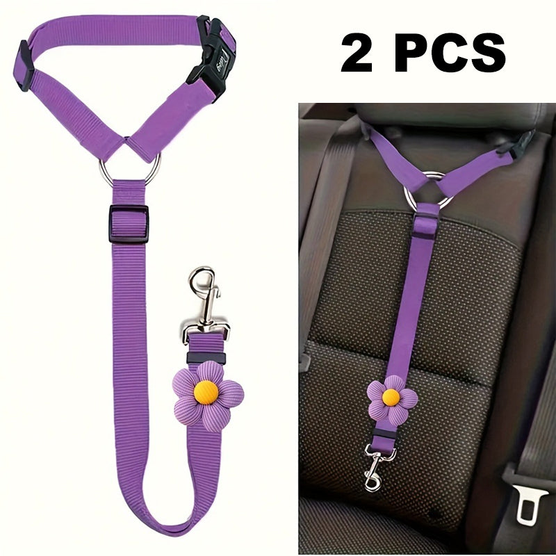 🛒 50% RABATT NU! 🐶 2-i-1 hundbilssäkerhetsbälte och promenadkoppel – Stabil & slitstark – Perfekt för bilresor och utomhuspromenader 🚗🌿