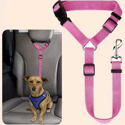 🛒 50% RABATT NU! 🐶 2-i-1 hundbilssäkerhetsbälte och promenadkoppel – Stabil & slitstark – Perfekt för bilresor och utomhuspromenader 🚗🌿