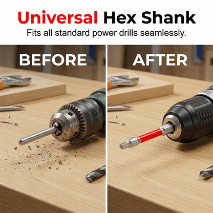 Universella 1/4" skaft pagoda hex-bits