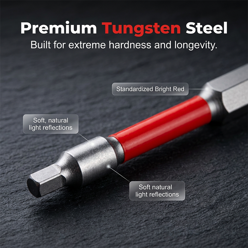 Universella 1/4" skaft pagoda hex-bits