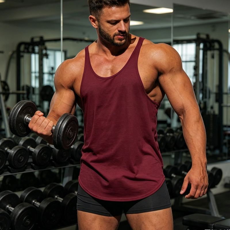 Stringer-linne för män, för gymmet och träning