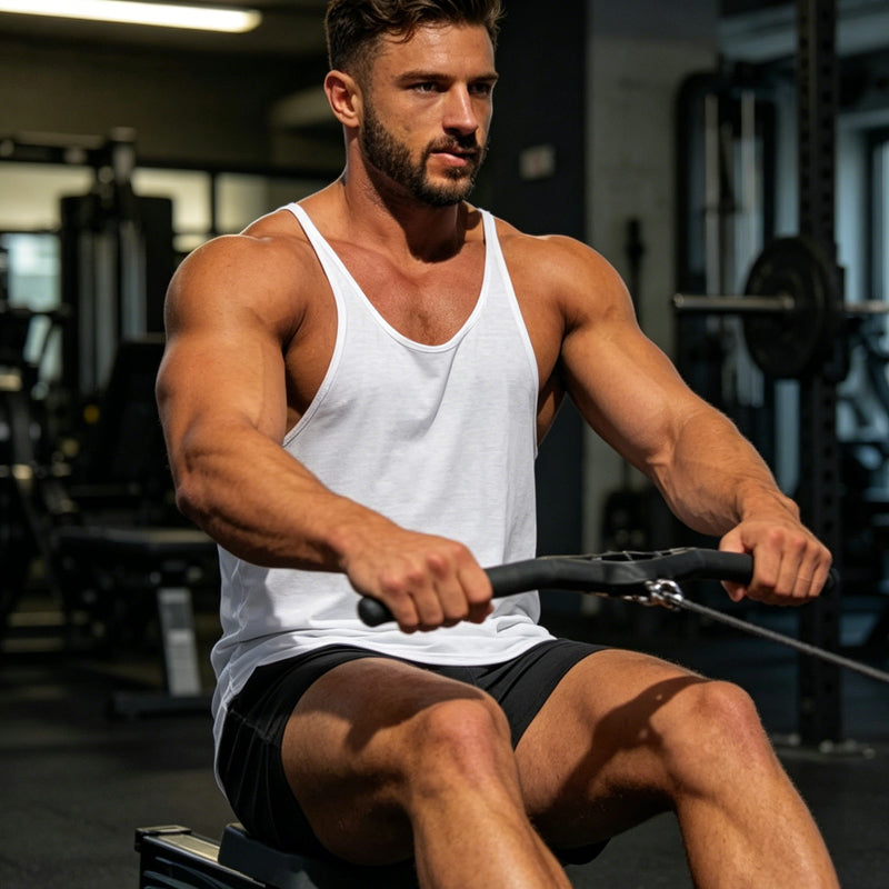 Stringer-linne för män, för gymmet och träning