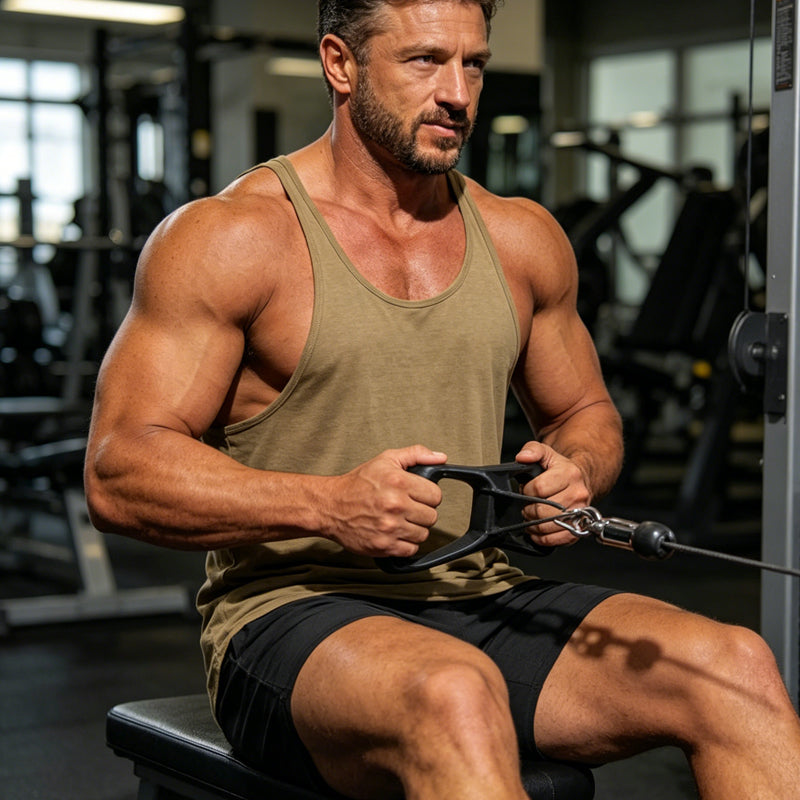Stringer-linne för män, för gymmet och träning