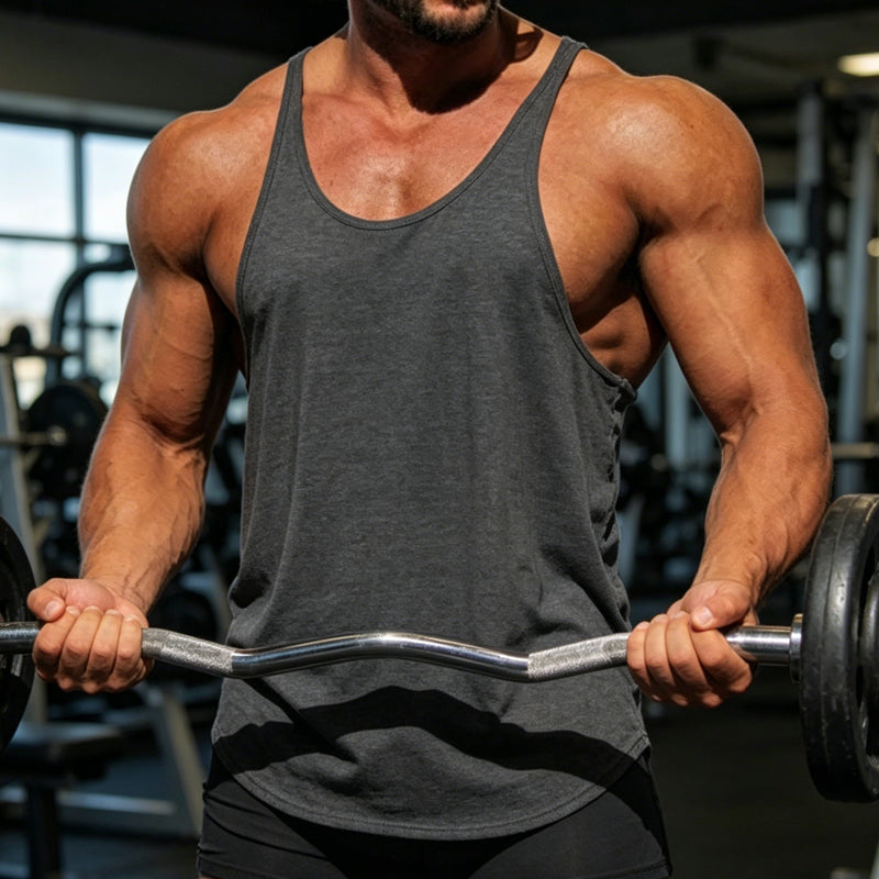 Stringer-linne för män, för gymmet och träning