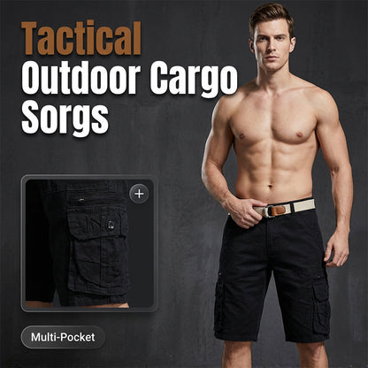🩳 50% RABATT! 🔧 Herr knälånga taktiska arbetshorts – Slitstarka, många fickor & perfekta för bygg, jakt eller friluftsliv 🔥