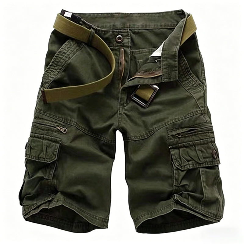 🩳 50% RABATT! 🔧 Herr knälånga taktiska arbetshorts – Slitstarka, många fickor & perfekta för bygg, jakt eller friluftsliv 🔥