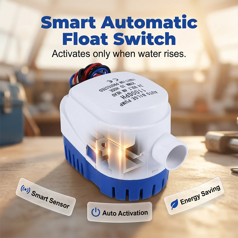 Automatisk dränkbar länspump