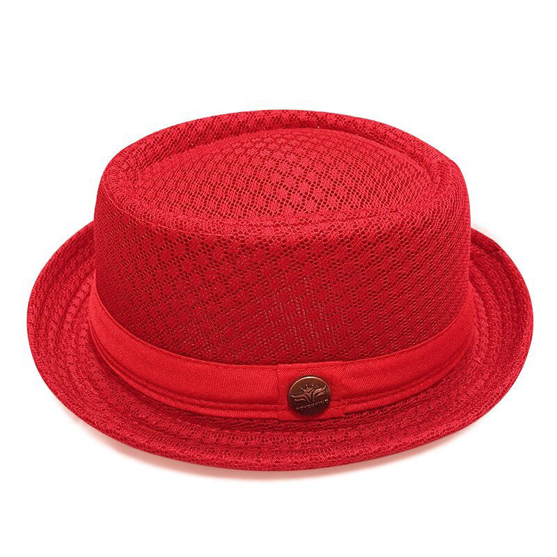 👒 50% RABATT NU!☀️ Klassisk Andningsbar Solskyddshatt – Lätt Mesh & Svettabsorberande – Utomhus Fedora Cap 🌬️
