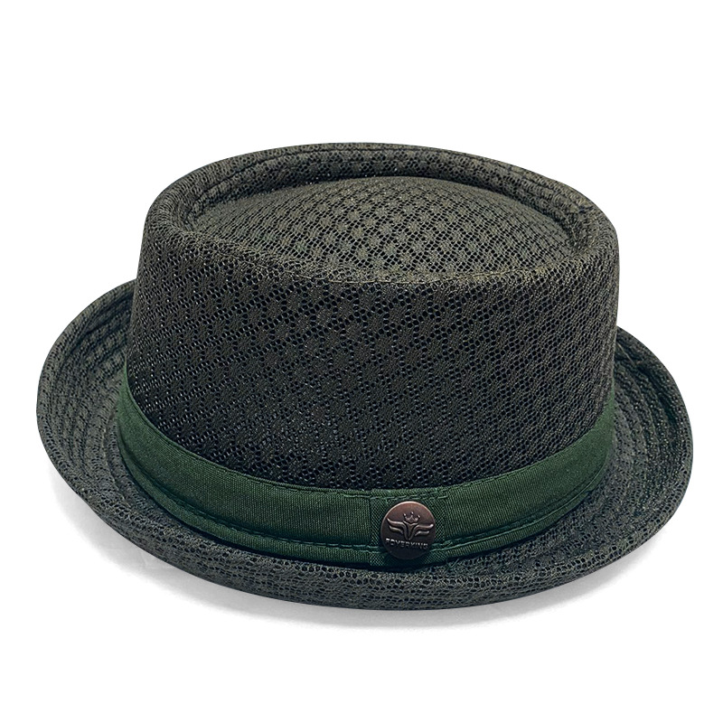 👒 50% RABATT NU!☀️ Klassisk Andningsbar Solskyddshatt – Lätt Mesh & Svettabsorberande – Utomhus Fedora Cap 🌬️