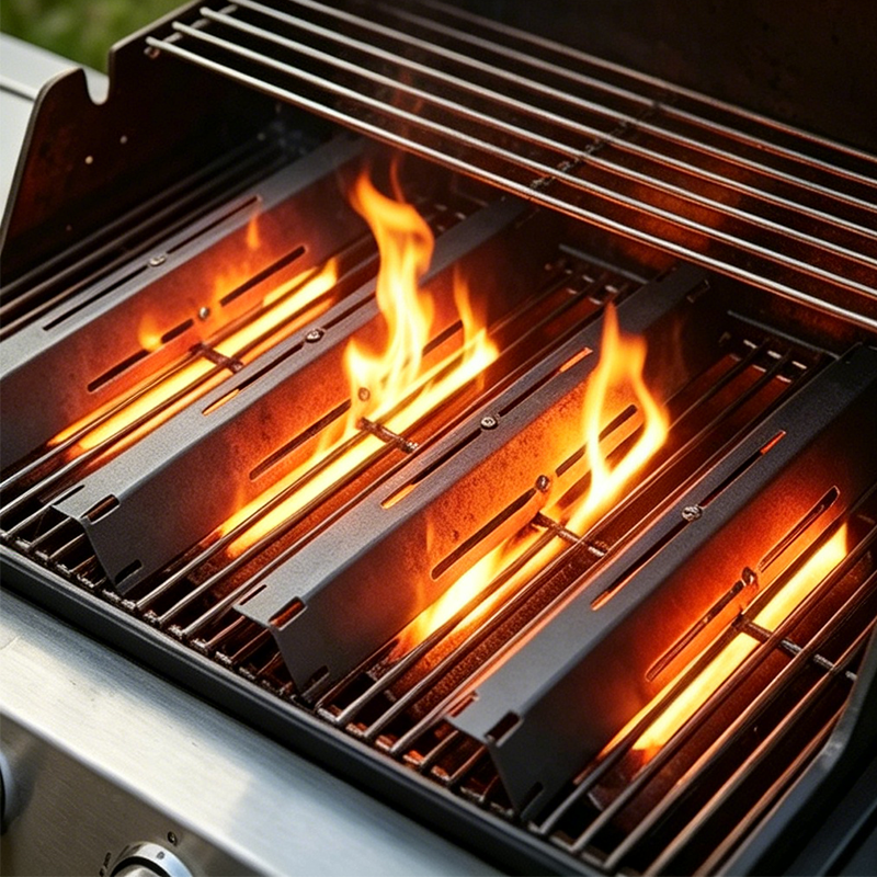 🍖 BEGRÄNSAD TID 50% RABATT! ✨ Justerbar Grill Värmeplatta – Porslinstål, Hållbar, Universell Passform 🔧