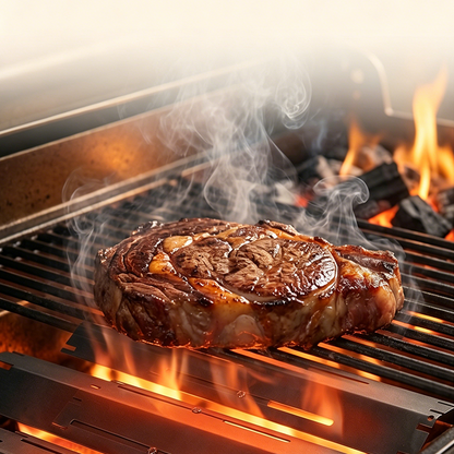 🍖 BEGRÄNSAD TID 50% RABATT! ✨ Justerbar Grill Värmeplatta – Porslinstål, Hållbar, Universell Passform 🔧