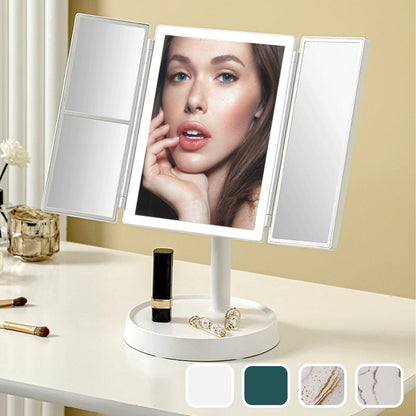 💝✨[Bästa Presenten till Henne]💄💋 LED Multifunktionell Vikbar Spegel för Smink🪞🔥49% rabatt +Köp 1 st och få fri frakt📦