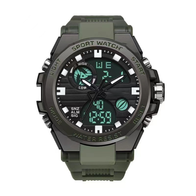 ⌚ 50% RABATT NU!💪 Herr Vattentät Sportklocka – Dual Display & Stöttålig – Outdoor Essential 💧