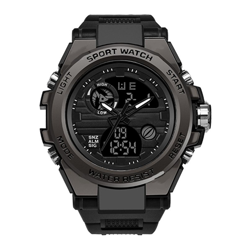 ⌚ 50% RABATT NU!💪 Herr Vattentät Sportklocka – Dual Display & Stöttålig – Outdoor Essential 💧