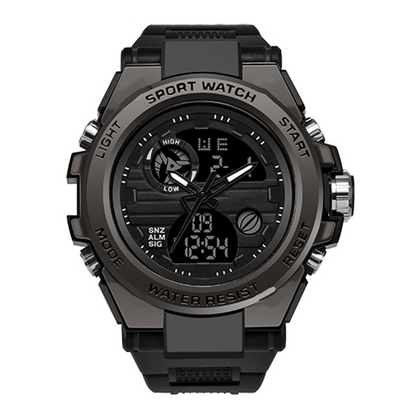 ⌚ 50% RABATT NU!💪 Herr Vattentät Sportklocka – Dual Display & Stöttålig – Outdoor Essential 💧