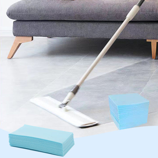✨ 50% RABATT! Vattenlösliga golvdukar – Passar trä, kakel och laminat. Förpackning med 120 ark. 🧹💧