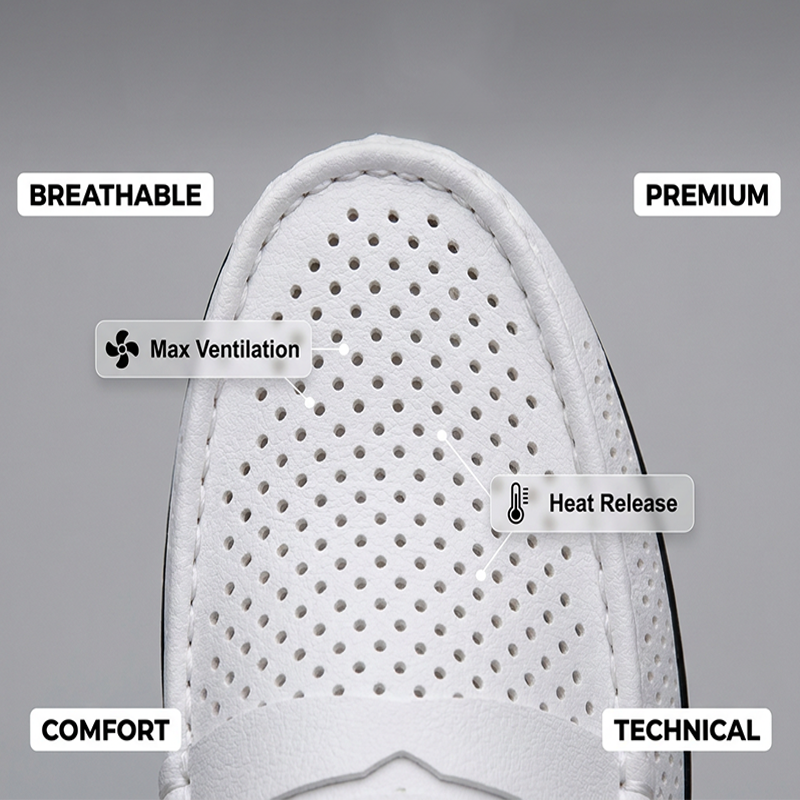🔥 50% RABATT på utvalda produkter🎉Andningsbara slip-on vardagsskor för herr