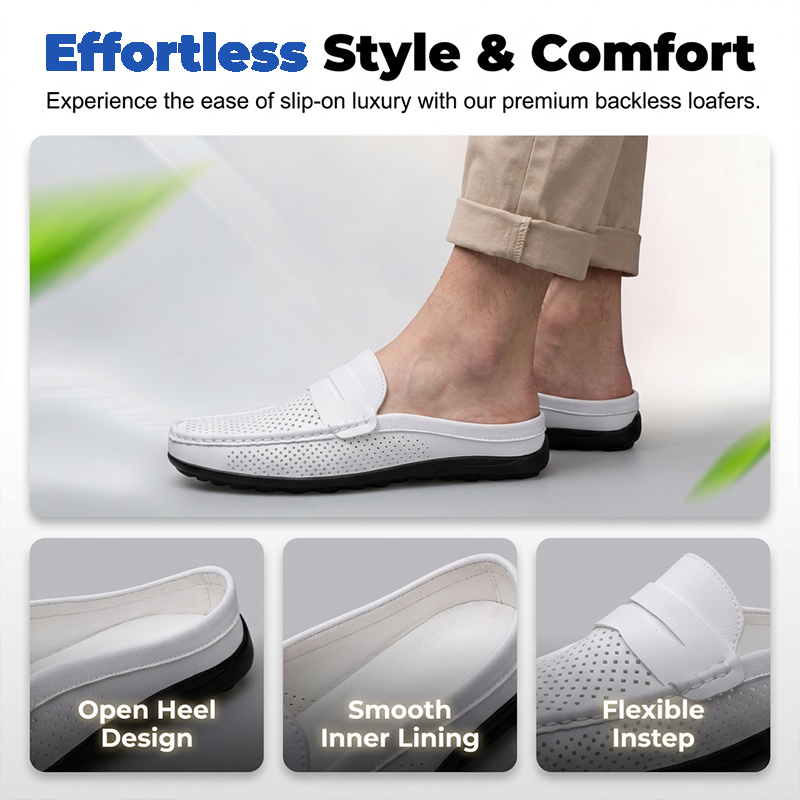 🔥 50% RABATT på utvalda produkter🎉Andningsbara slip-on vardagsskor för herr