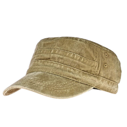 En trendig, bekväm och luftig keps med platt topp