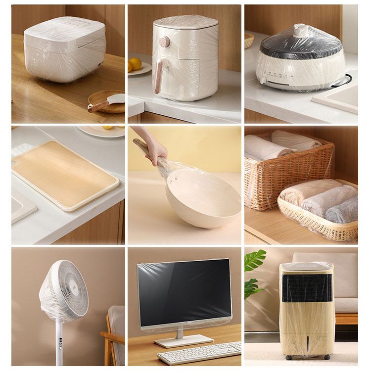 ✨Skyddsöverdrag för köksapparater – flexibla, transparenta, återanvändbara, 20-pack! 📦✨