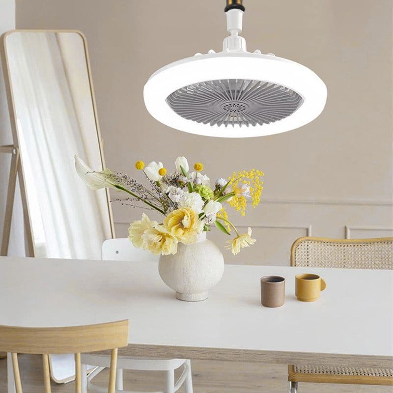 💡 Nu 50% RABATT! ✨ LED-takfläkt med Fjärrkontroll – Tystgående, 3 Ljuslägen, Energisparande 🌀