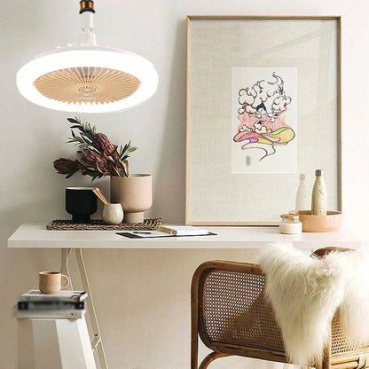 💡 Nu 50% RABATT! ✨ LED-takfläkt med Fjärrkontroll – Tystgående, 3 Ljuslägen, Energisparande 🌀