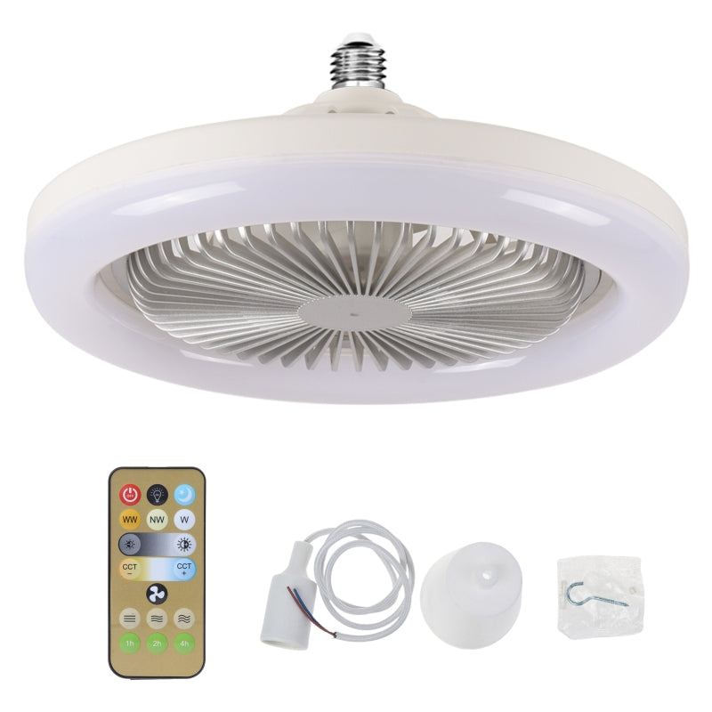 💡 Nu 50% RABATT! ✨ LED-takfläkt med Fjärrkontroll – Tystgående, 3 Ljuslägen, Energisparande 🌀