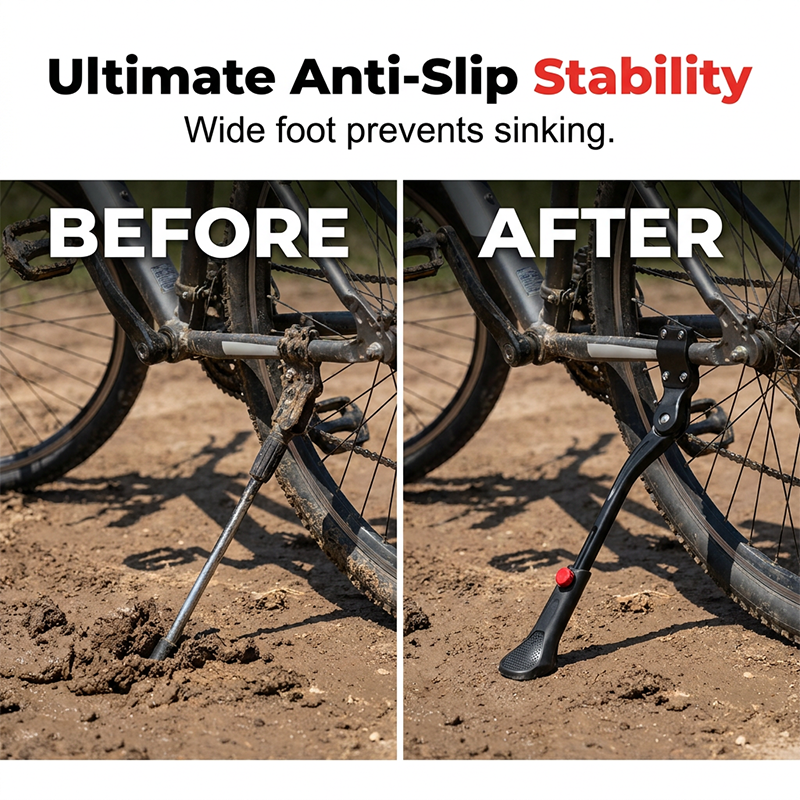 🚲 50% RABATT NU! 🔥 Universellt cykelstöd i aluminium – stabilt, rostfritt & passar nästan alla cyklar ✨