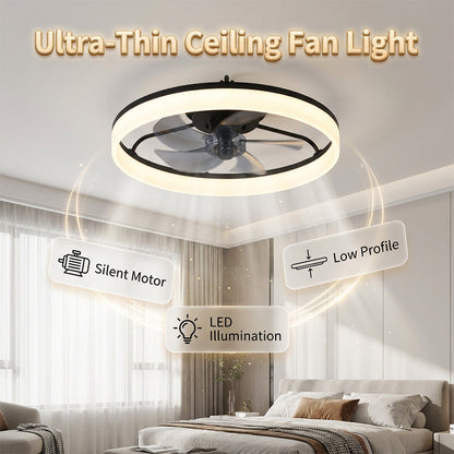 💨💡 50 % RABATT! Tyst takfläkt med LED-ljus – 6 hastigheter, reversibel motor & dimbar belysning, perfekt för sovrum & vardagsrum 🌙